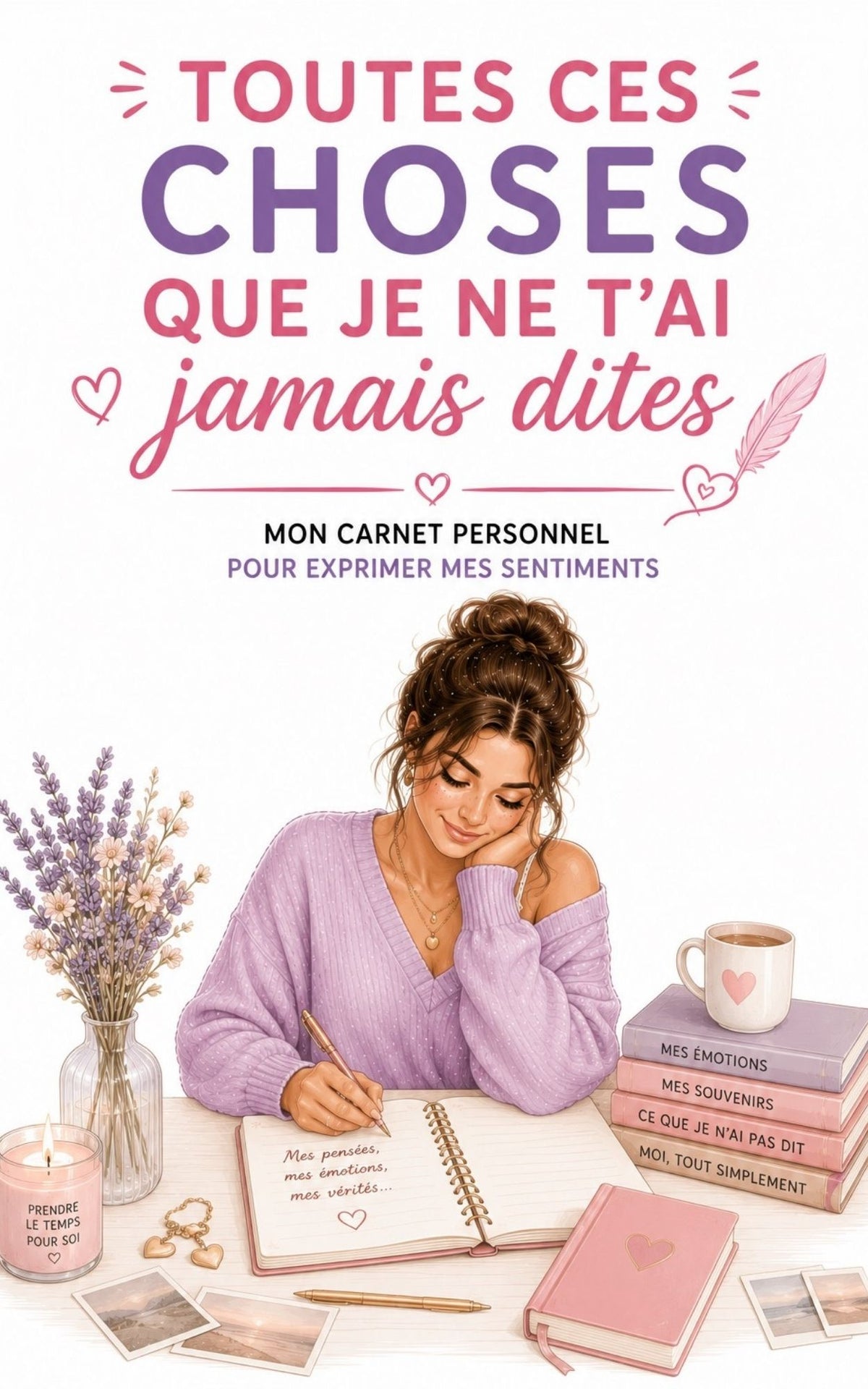 Toutes ces choses que je ne t'ai jamais dites - Mon carnet personnel pour exprimer mes sentiments - Mon Carnet Personnel