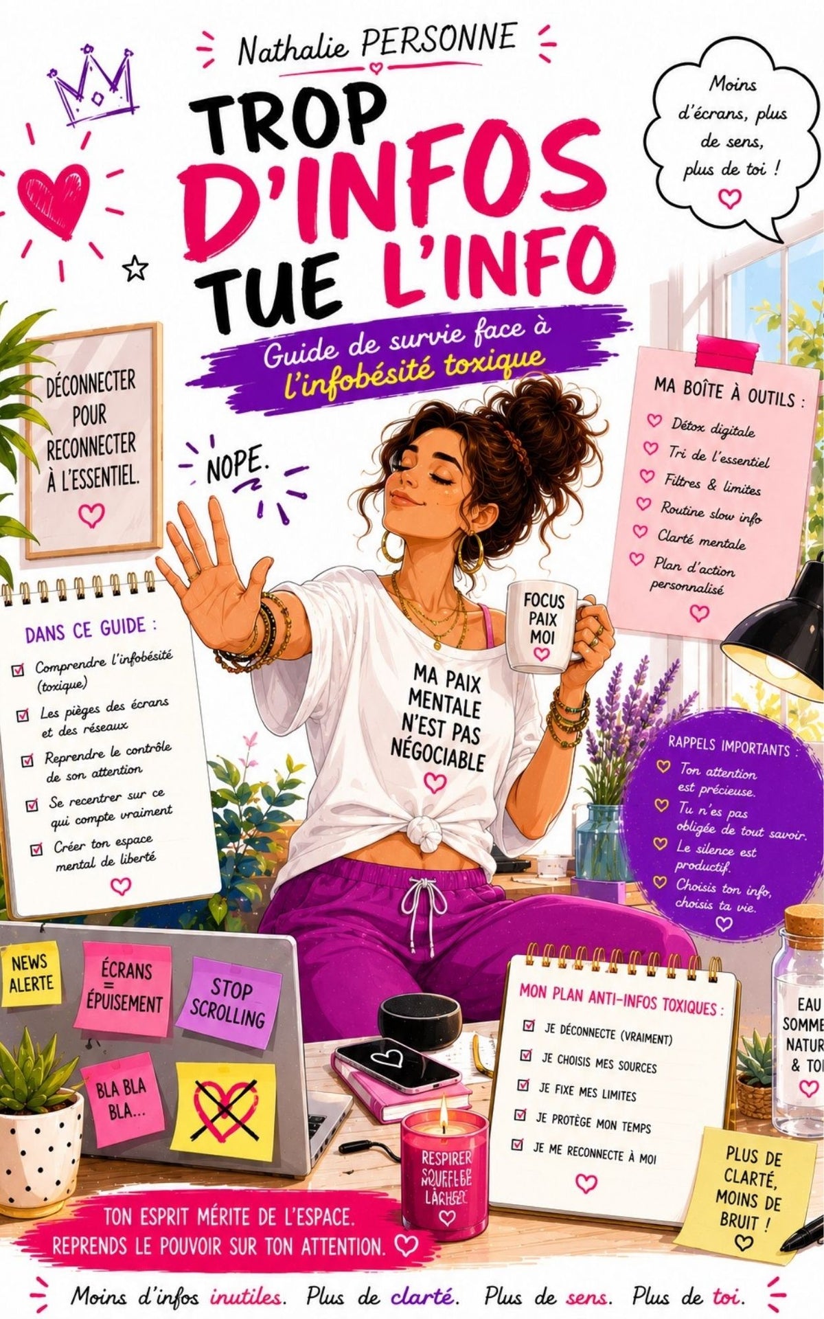 Trop d'infos tue l'info - Guide de survie face à l'infobésité toxique - Nathalie Personne