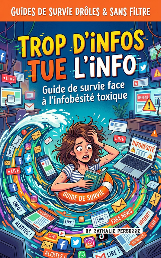 Trop d’infos tue l’info – le guide de survie face à l’infobésité toxique - Nathalie Personne