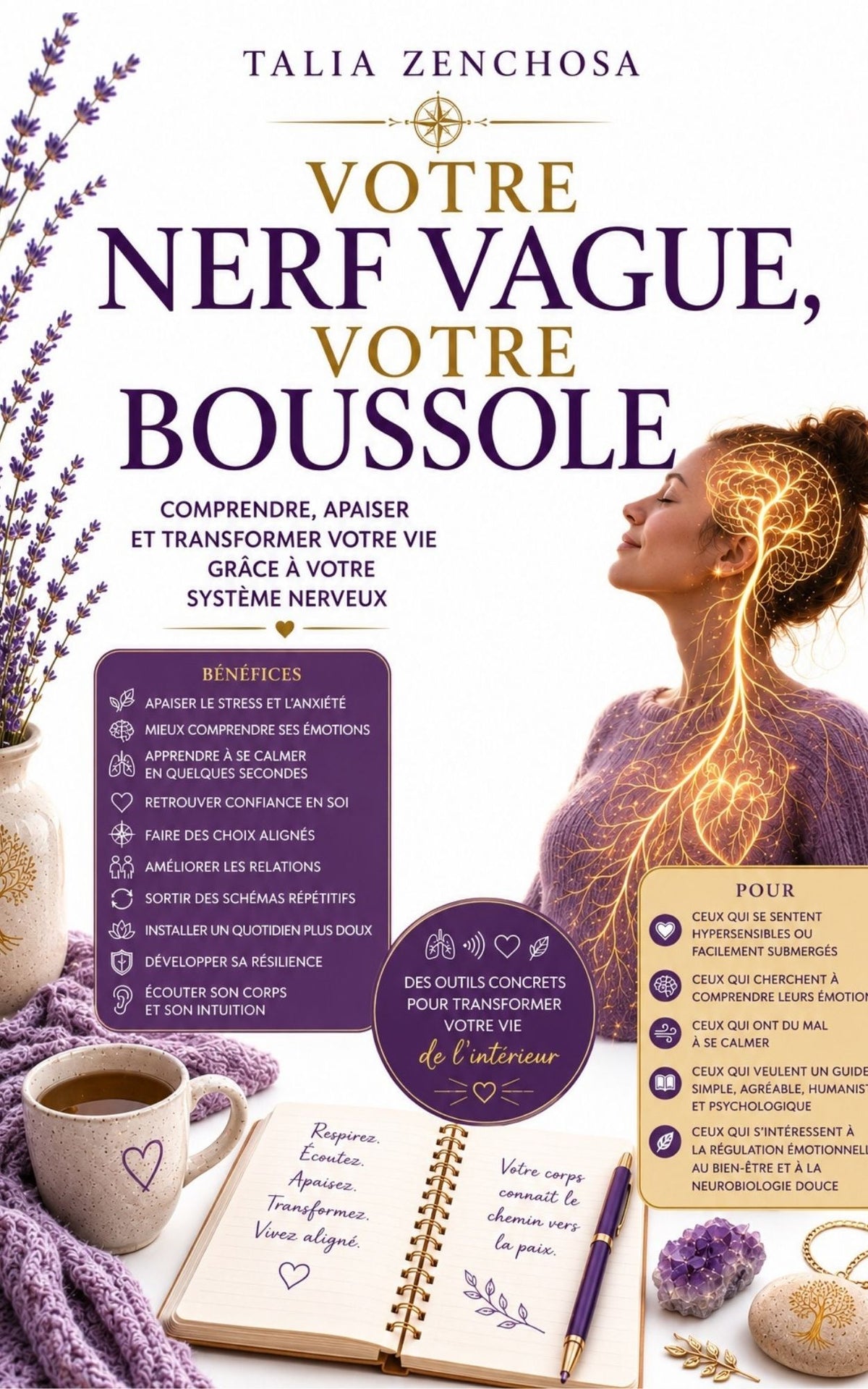 Votre nerf vague, votre boussole - Comprendre, apaiser et transformer votre vie grâce à votre système nerveux - Talia Zenchosa