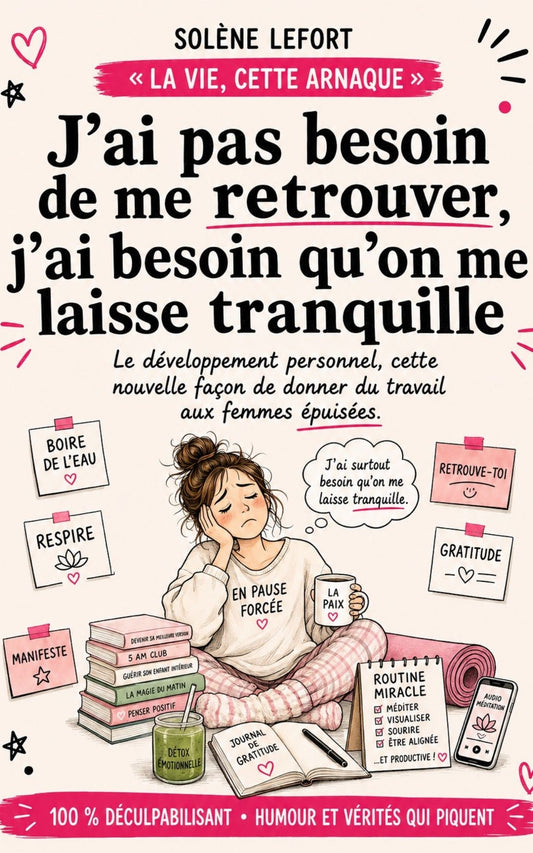 J’ai pas besoin de me retrouver, j’ai besoin qu’on me laisse tranquille
