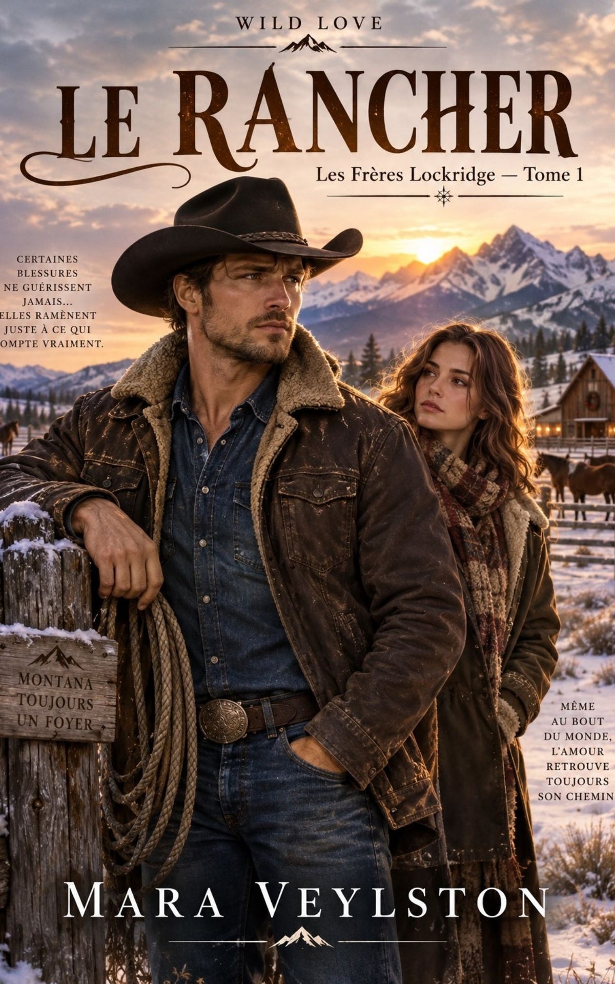 Wild Love — Les Frères Lockridge, tome 1 : Le Rancher — Mara Veylston